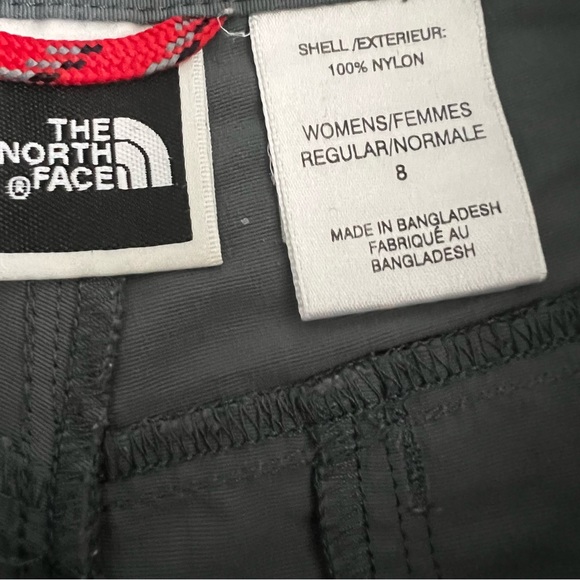 North face hiking shorts bluish grey colour 100% nylon size 8 - Picture 7 of 7